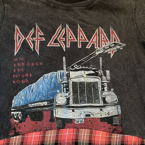 Junk food Def Leppard shirt - Picture 2 of 4